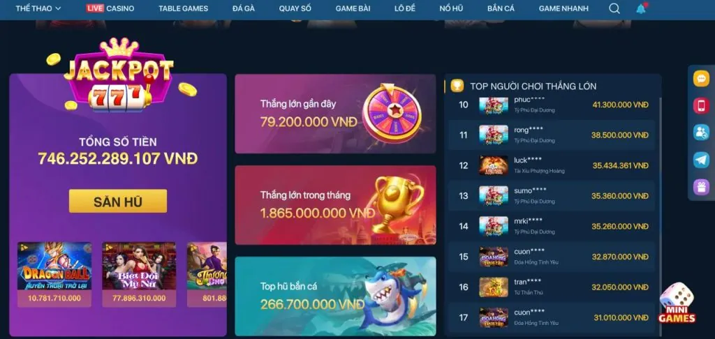 Cờ bạc có trách nhiệm tại 77bet